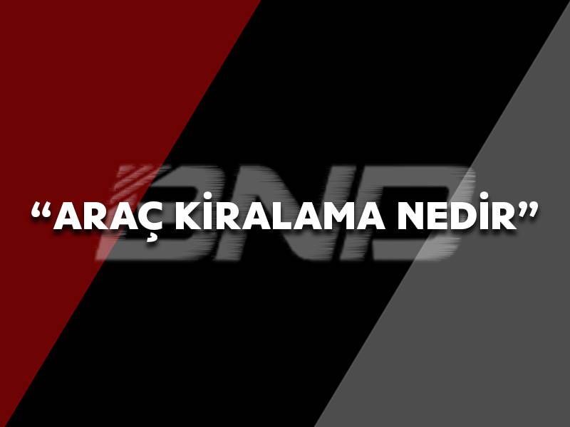 Araç Kiralama Nedir ?